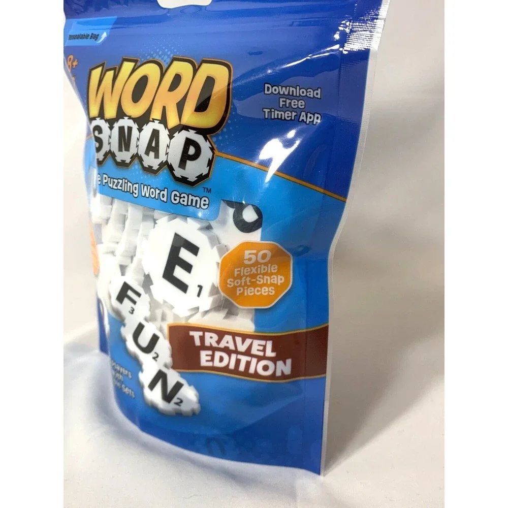 Word Snap Game Travel Edition for Age 8+  Scrabble Homeschool Vocabulary‎